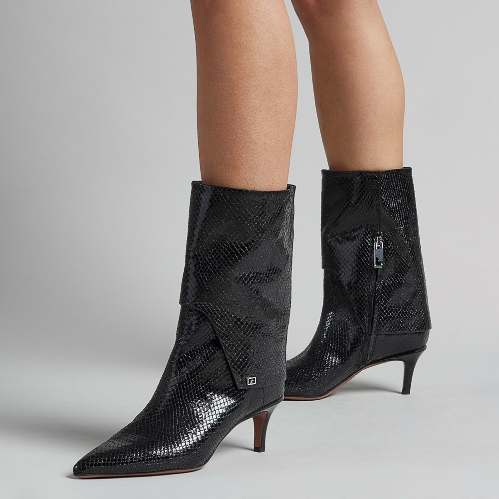 FRANCO SARTO alberta snakeskin Boots size 8.5 NEW